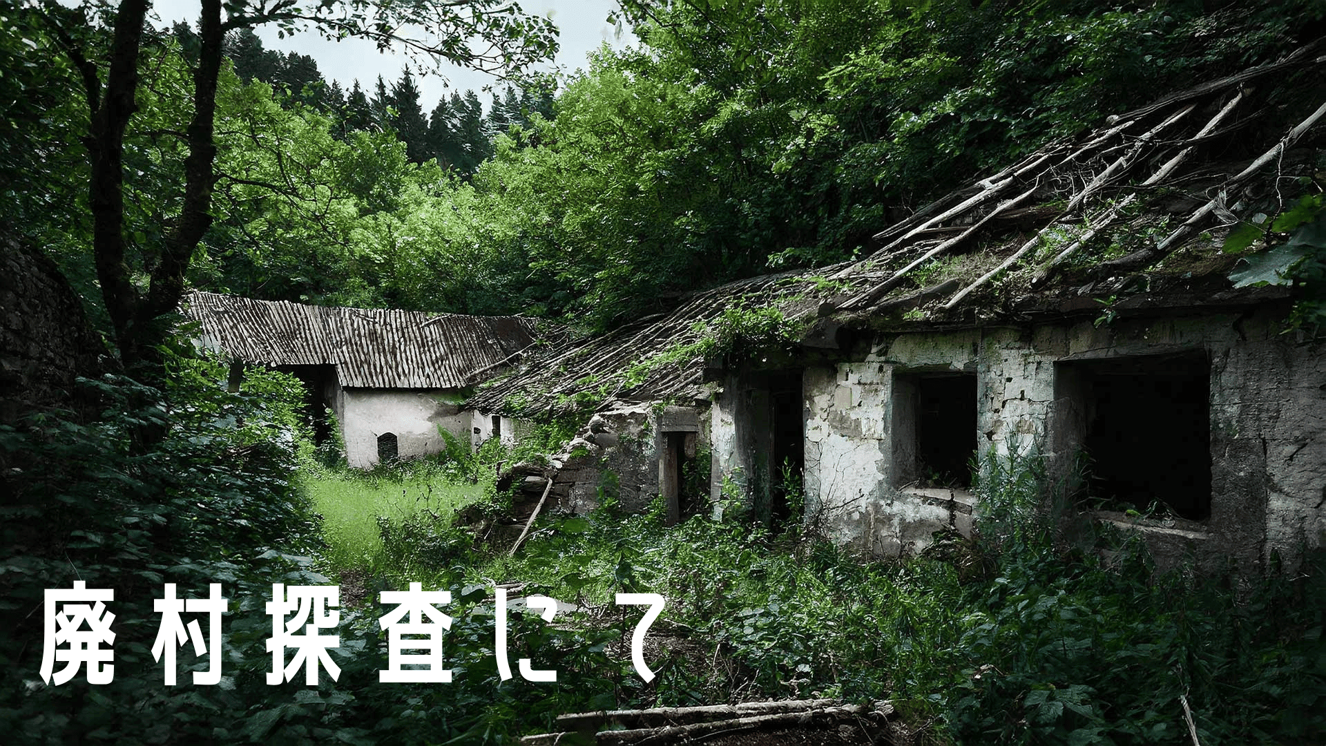 廃村探査にて