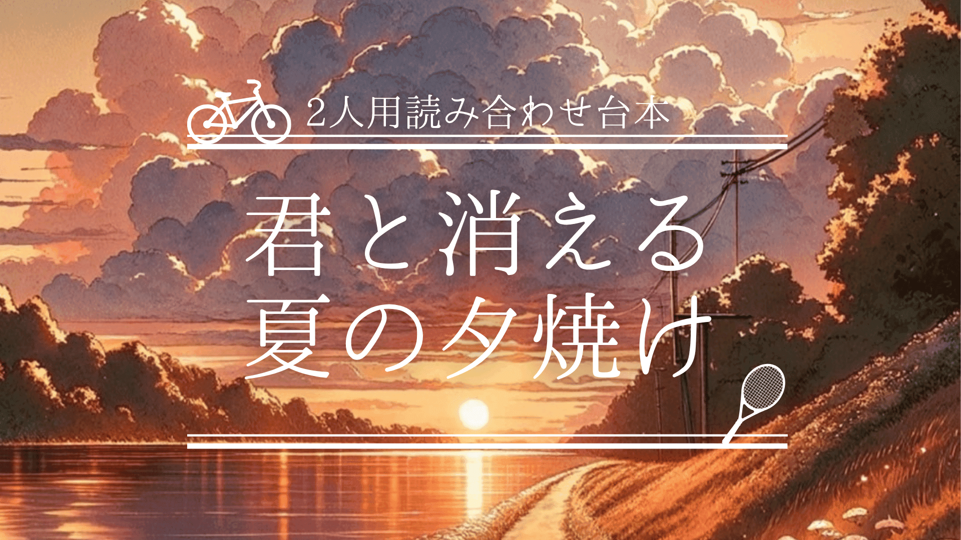 君と消える夏の夕焼け