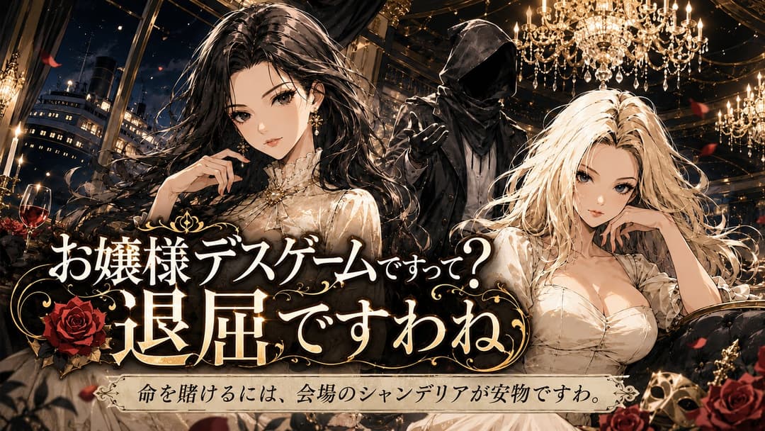 お嬢様デスゲームですって？退屈ですわね background image