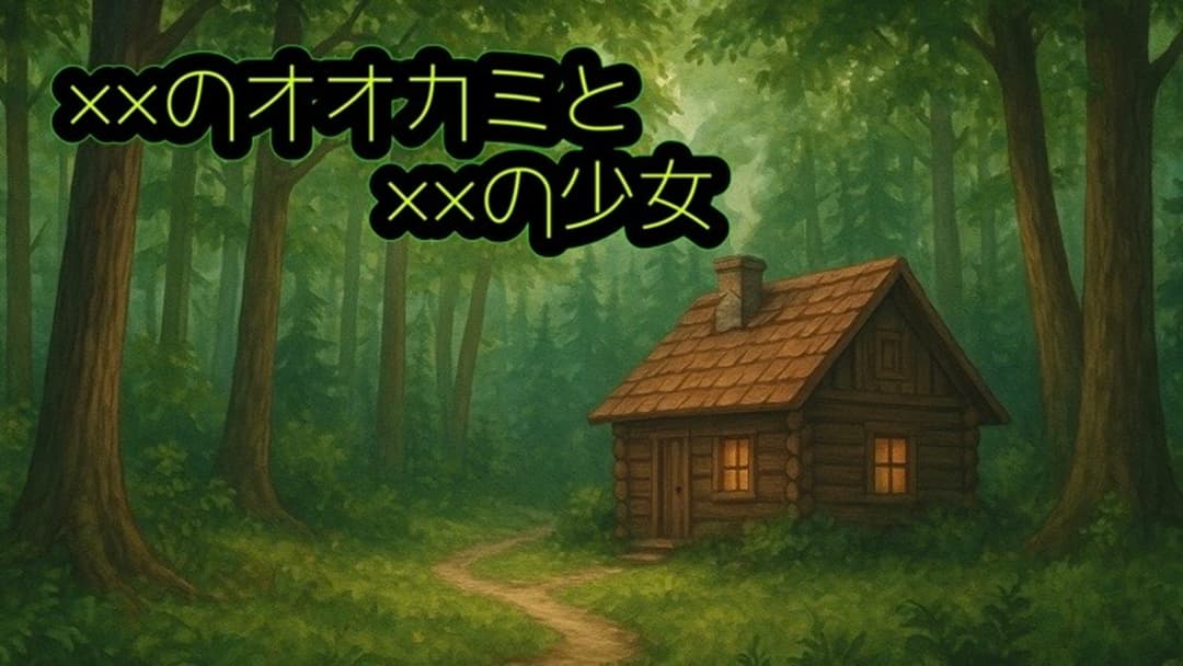 ××のオオカミと××の少女 background image