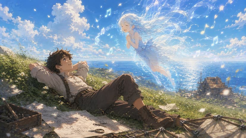ボクとキミとの風吹く丘。小さな翼の物語