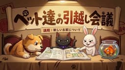 ペット達の引越し会議