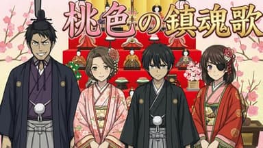 桃色の鎮魂歌 background image