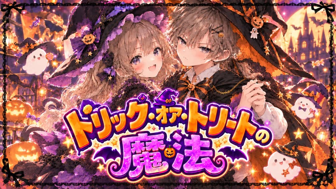 トリック・オア・トリートの魔法 background image