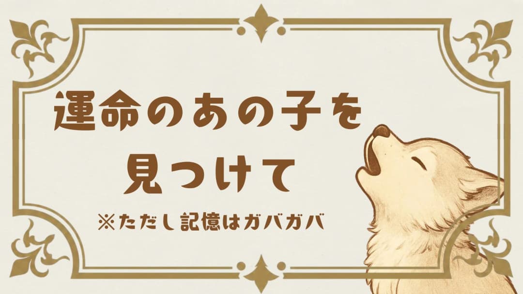 運命のあの子を見つけて※ただし記憶はガバガバ background image