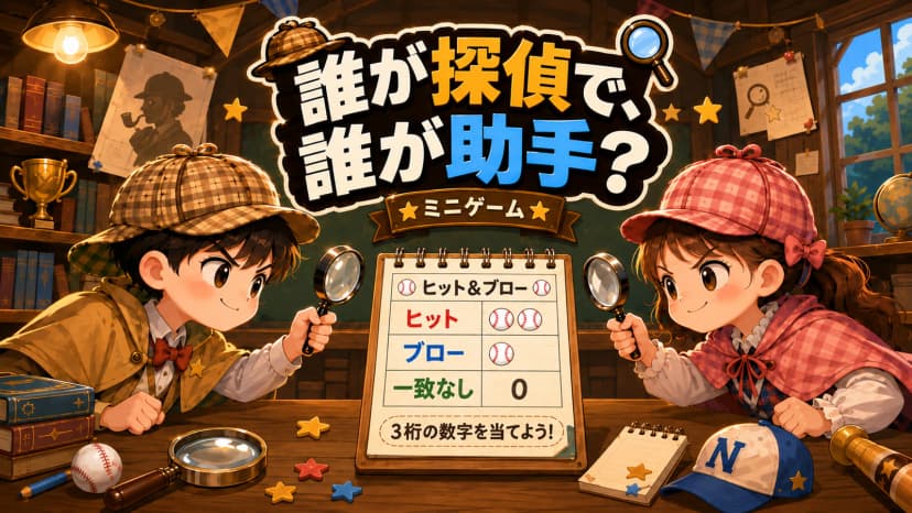 誰が探偵で、誰が助手？