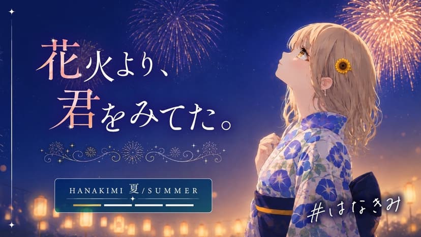 花火より、君をみてた。