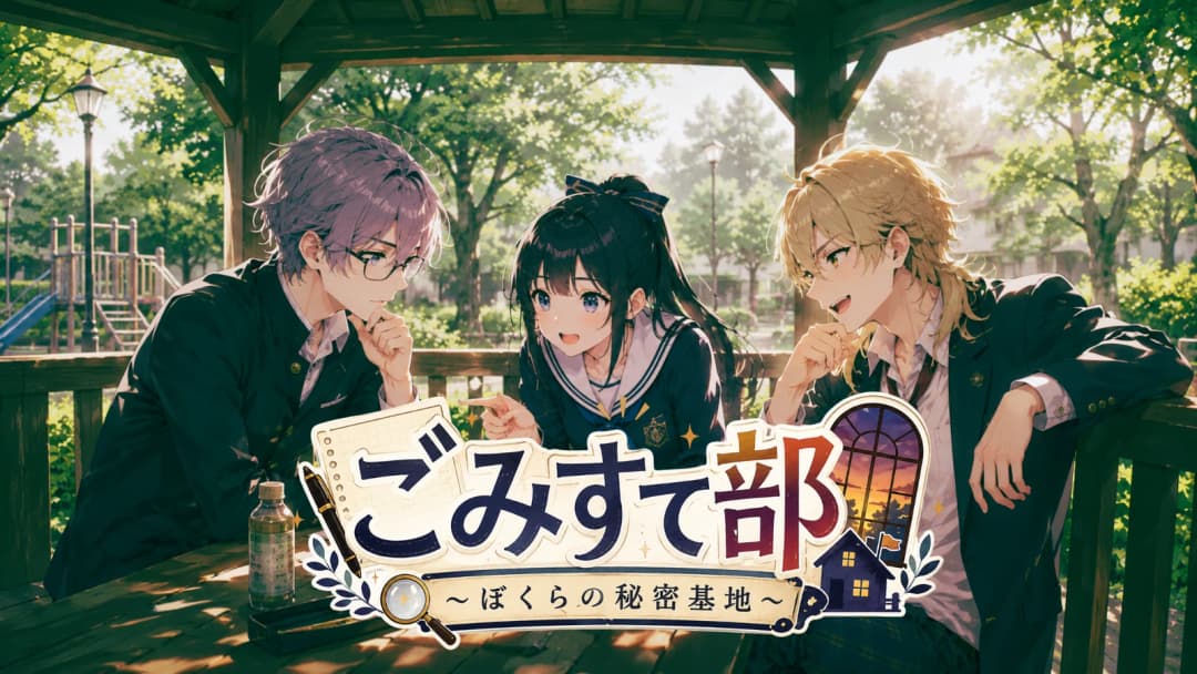 ごみすて部～ぼくらの秘密基地～ background image