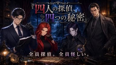 四人の探偵、四つの秘密 background image