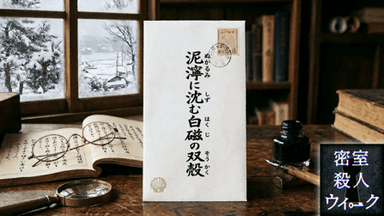泥濘に沈む白磁の双殻 background image