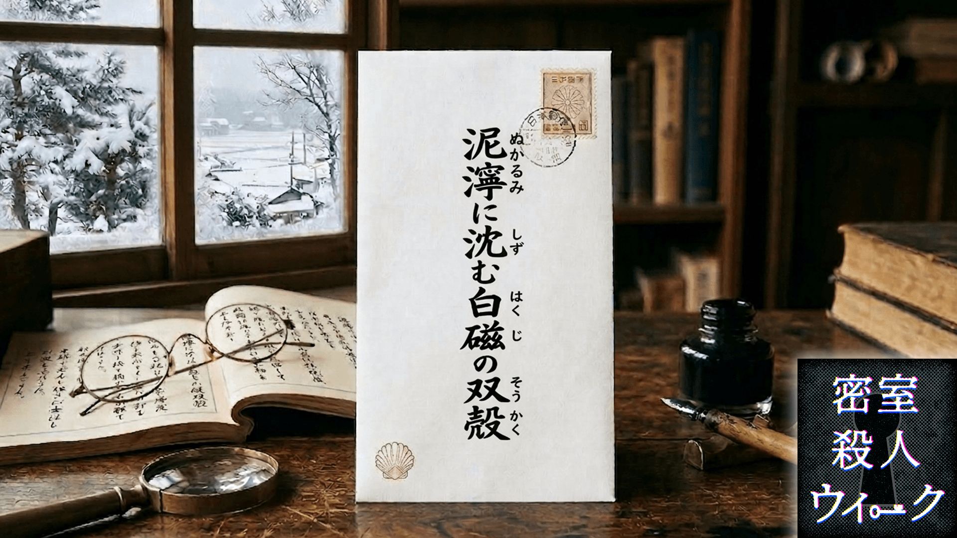泥濘に沈む白磁の双殻