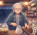 飴屋の店主