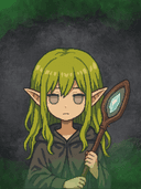 초록 머리의 엘프