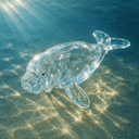 光輝くクリスタルジュゴン