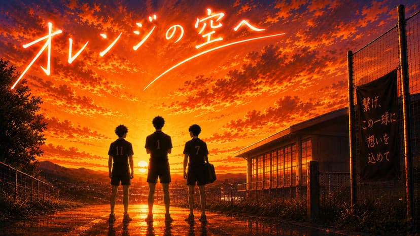 オレンジの空へ