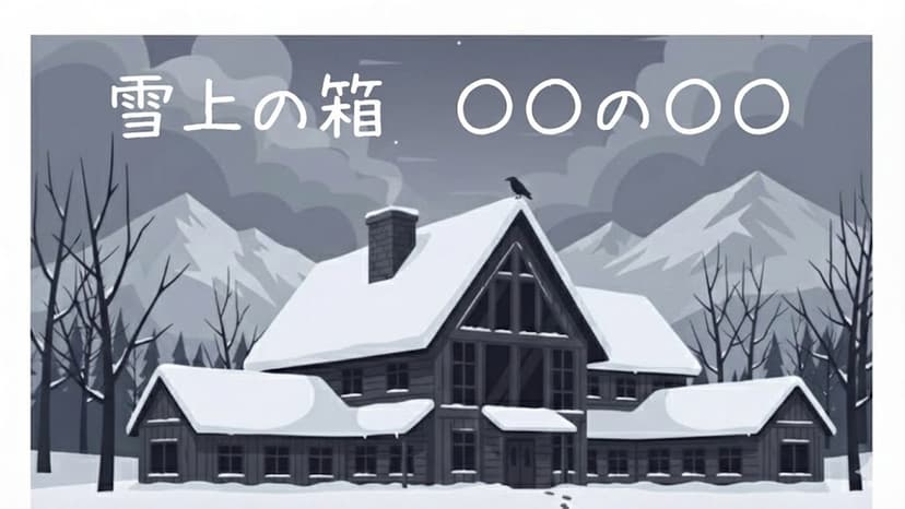 雪上の箱　〇〇の〇〇