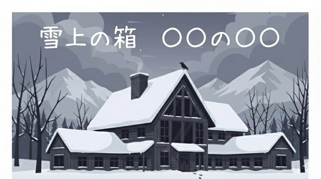 雪上の箱　〇〇の〇〇