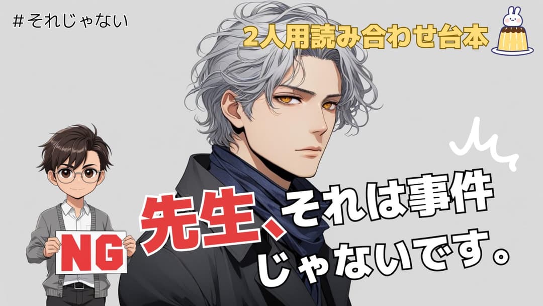 先生、それは事件じゃないです。 background image