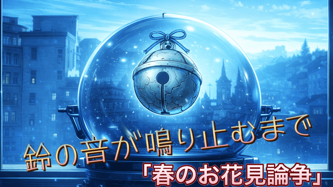 鈴の音が鳴り止むまで～春のお花見論争～  background image