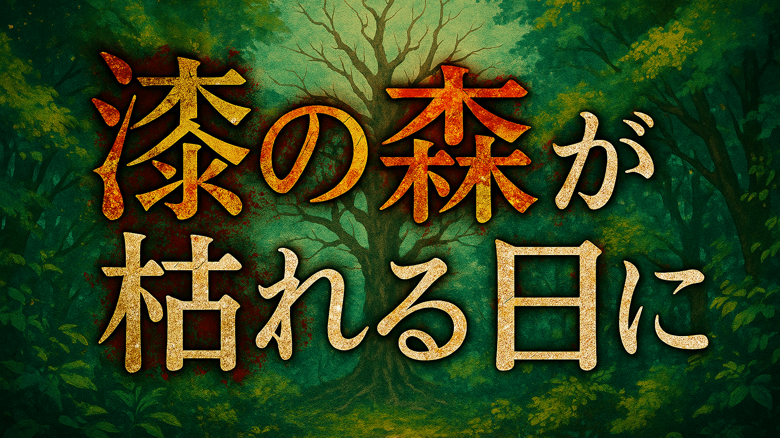 漆の森が枯れる日に