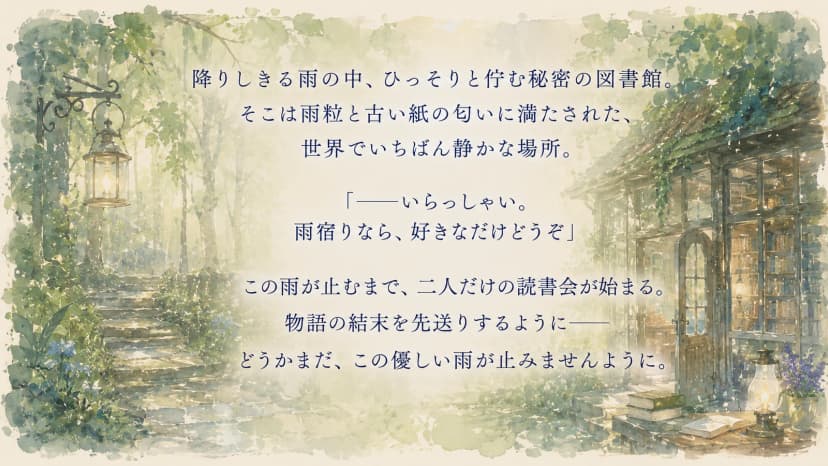 雨が止むまで、君を読む