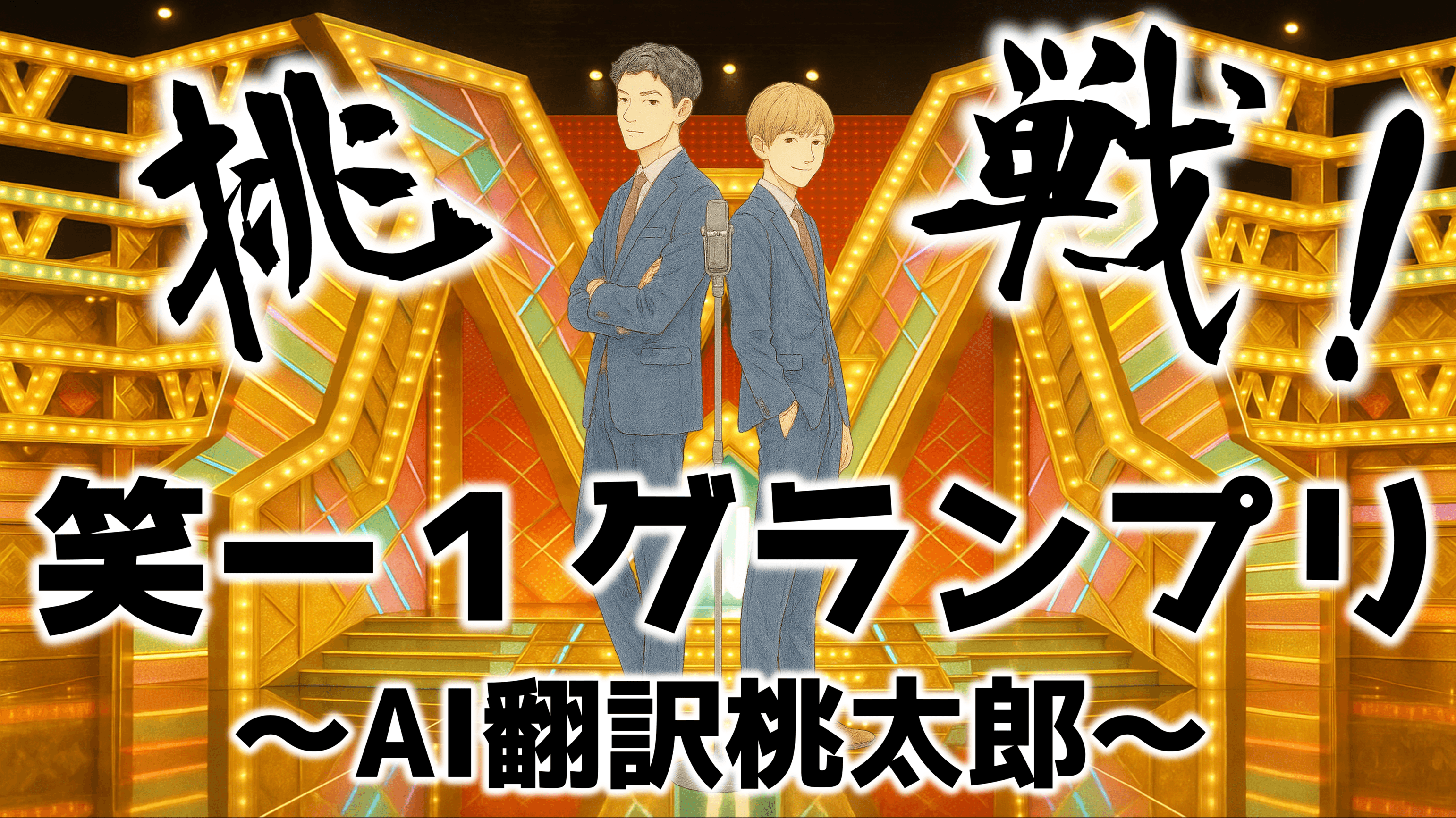 挑戦！笑ー１グランプリ〜AI翻訳桃太郎〜