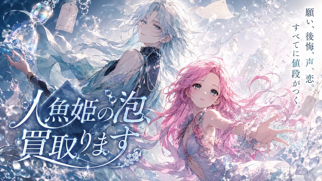 人魚姫の泡、買取ります background image