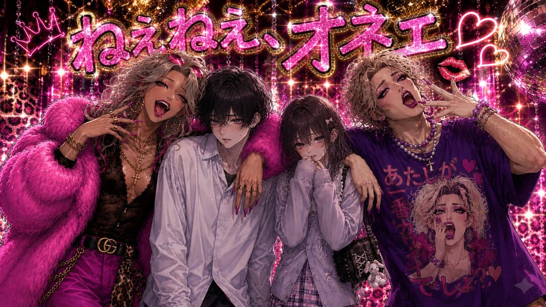 ねえねえ、オネエ。 background image