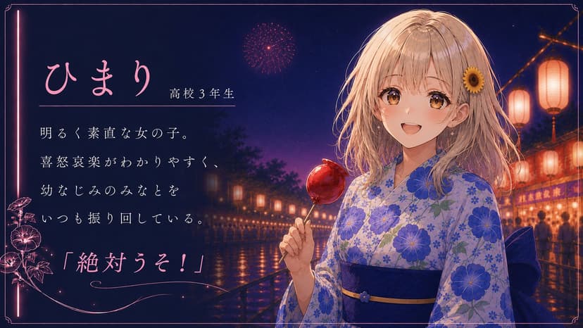 花火より、君をみてた。