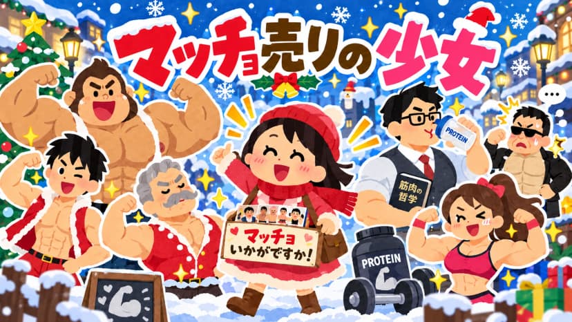 マッチョ売りの少女