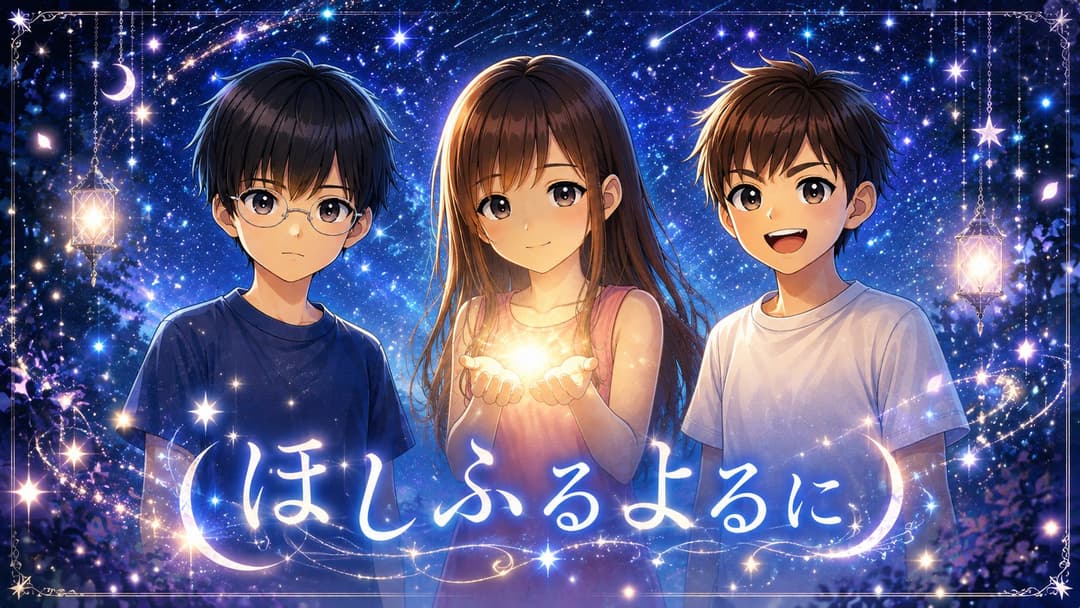 ほしふるよるに background image