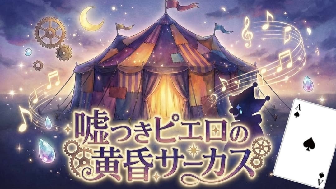 嘘つきピエロの黄昏サーカス♠️A background image