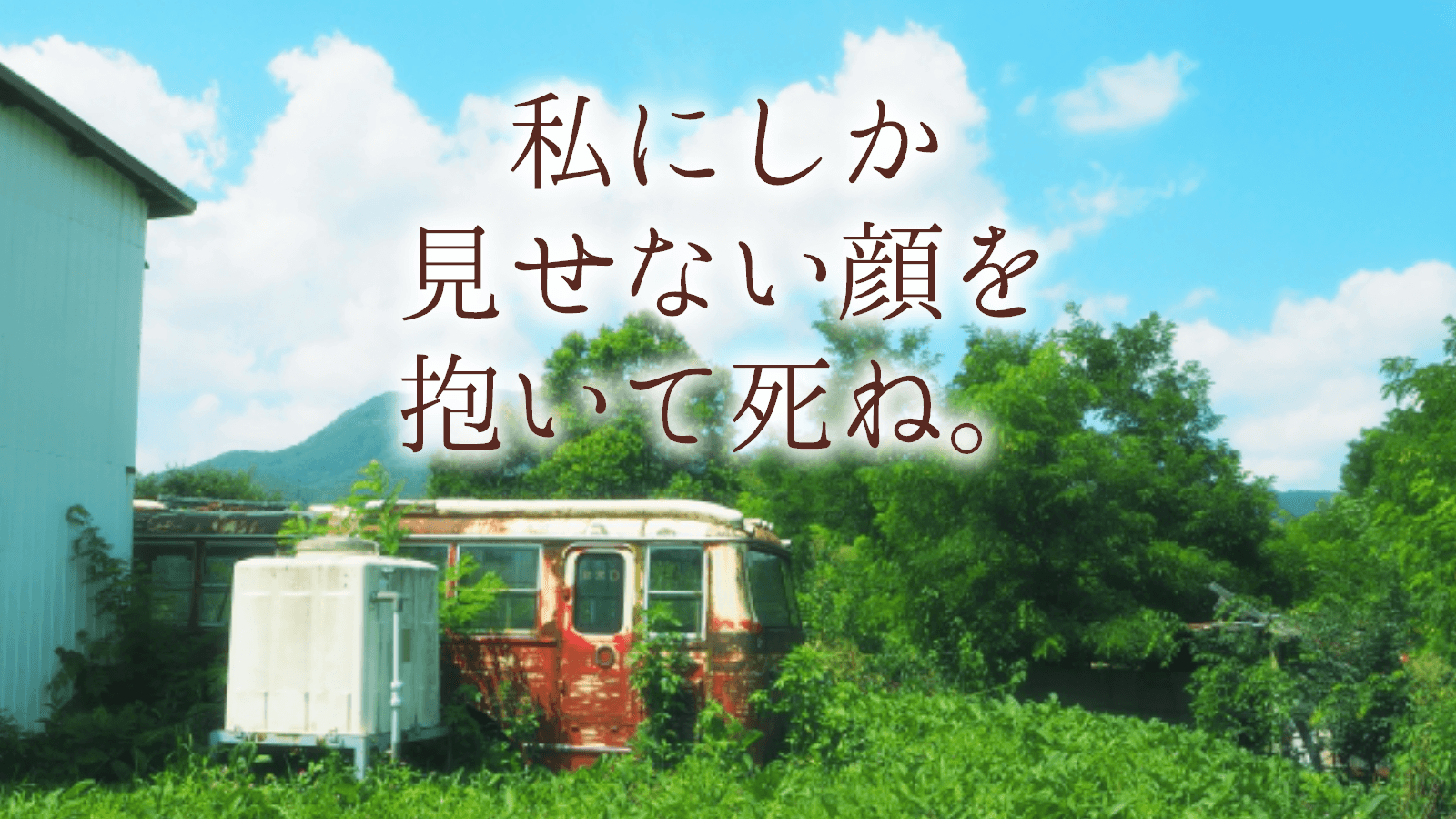 私にしか見せない顔を抱いて死ね。