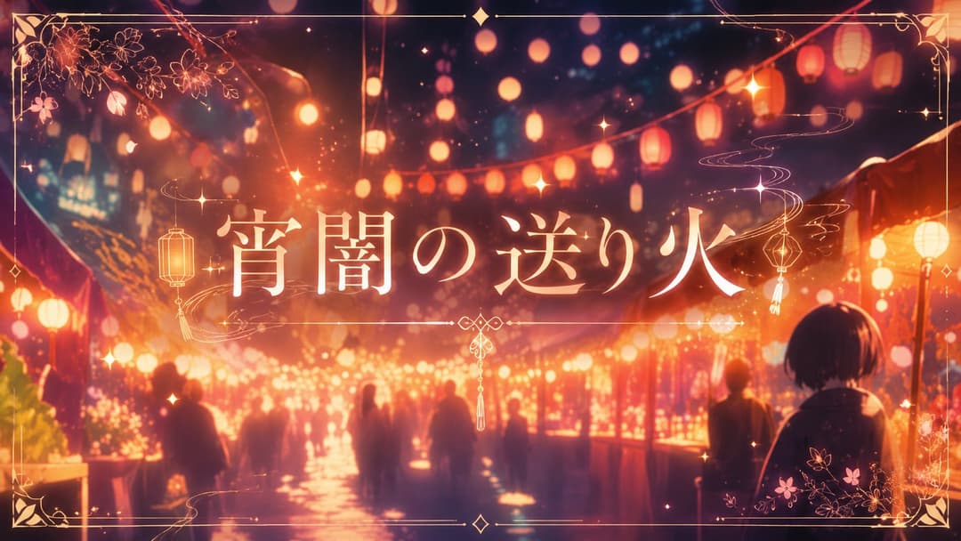 宵闇の送り火 background image