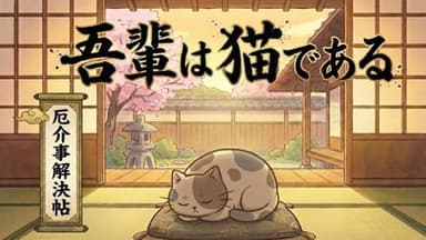 吾輩は猫である background image