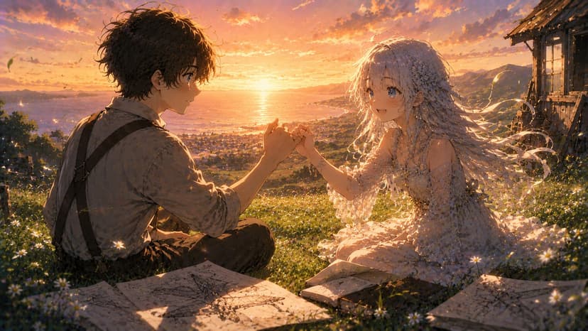 ボクとキミとの風吹く丘。小さな翼の物語