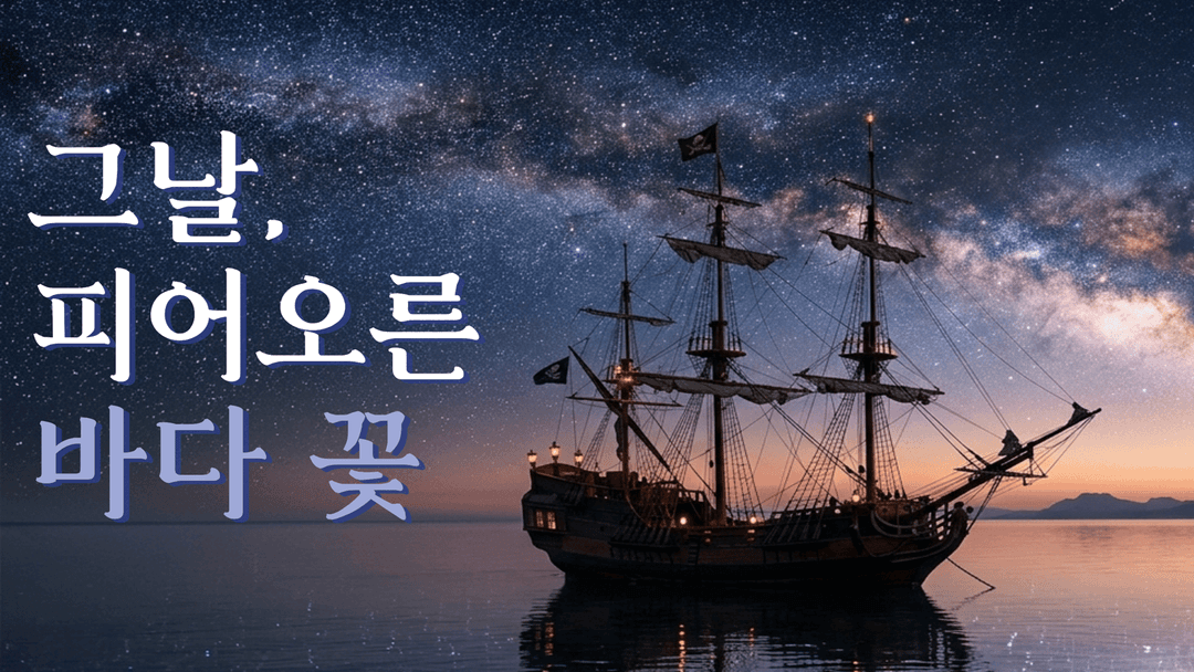  그날, 피어오른 바다 꽃 background image
