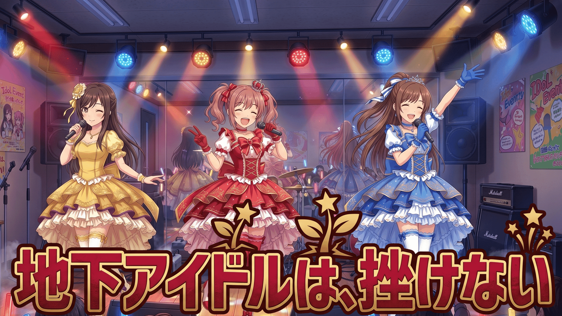 地下アイドルは、挫けない