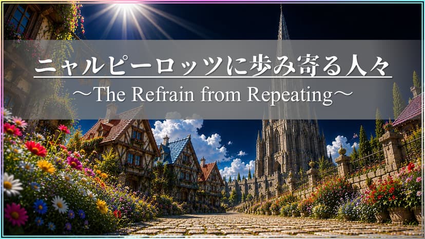 ニャルピーロッツに歩み寄る人々——The Refrain from Repeating