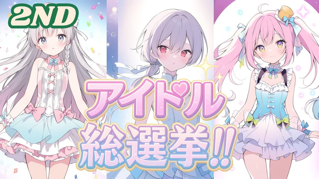 【二周目！！】アイドル総選挙！！  background image