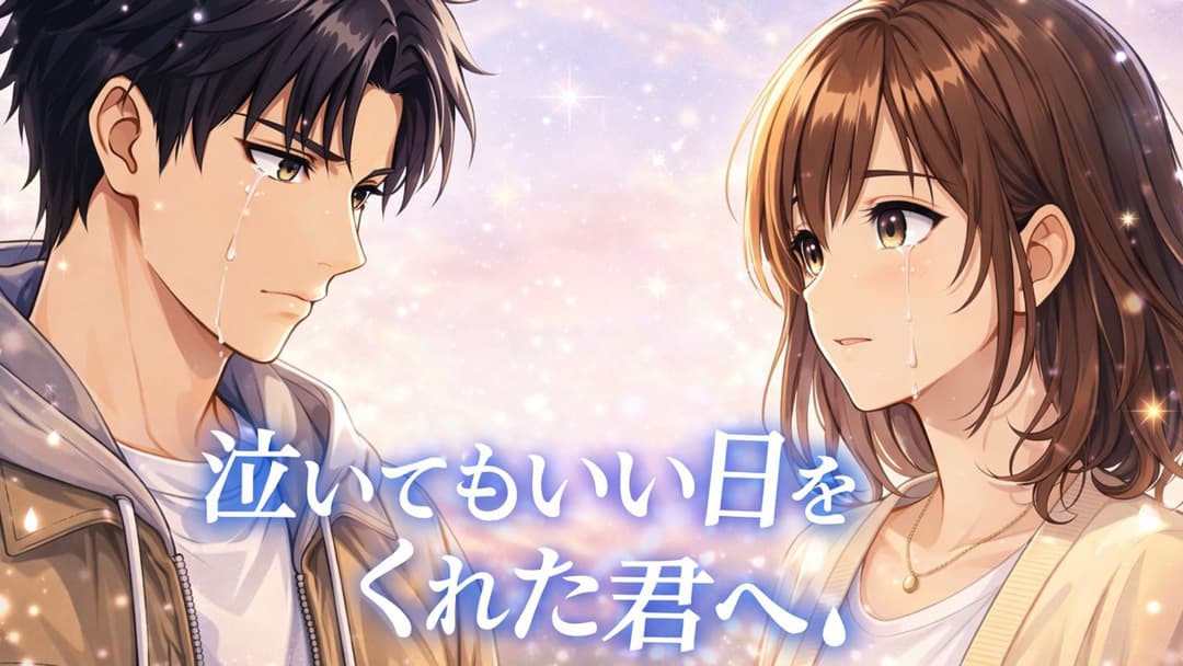 泣いてもいい日をくれた君へ background image