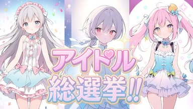 アイドル総選挙！！ background image