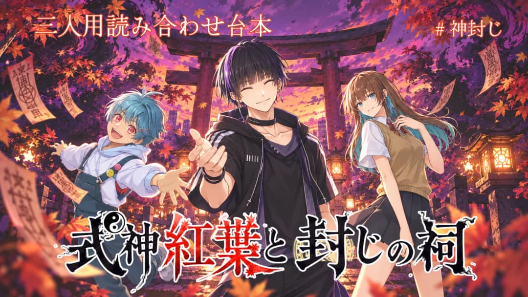 式神紅葉と封じの祠 background image