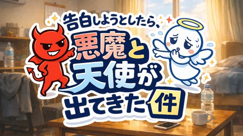 告白しようとしたら、悪魔と天使が出てきた件