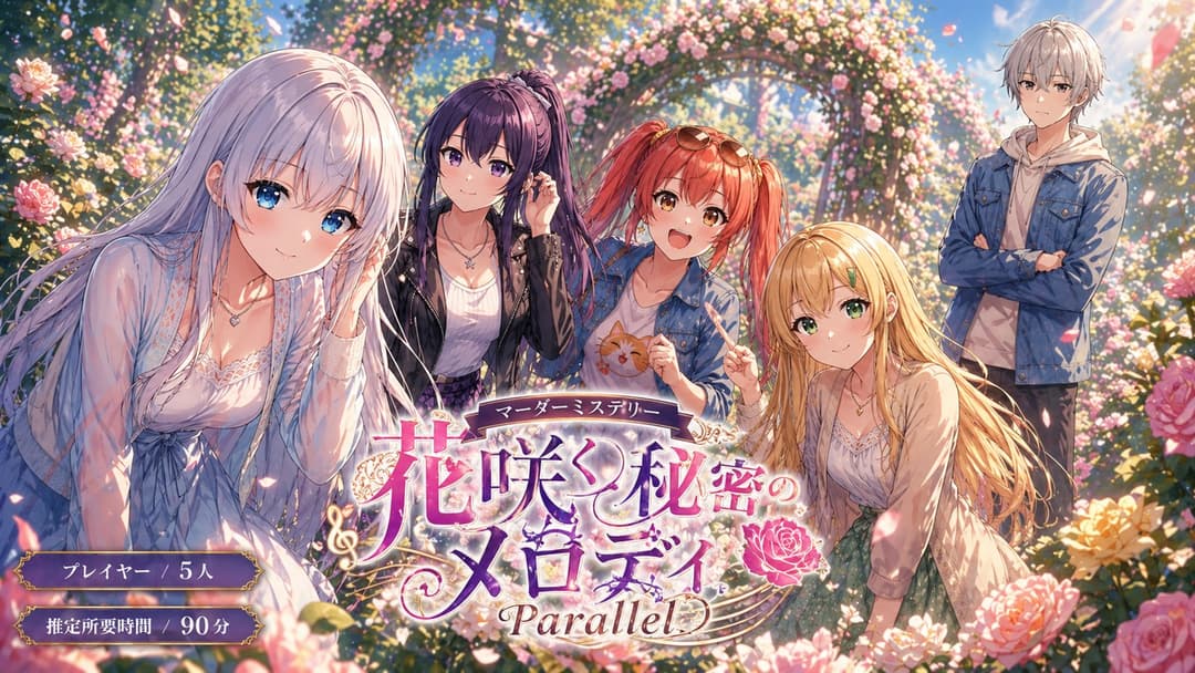花咲く秘密のメロディParallel background image