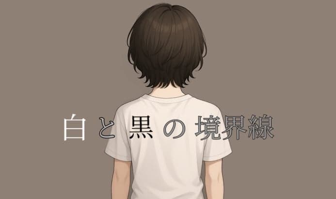 白と黒の境界線