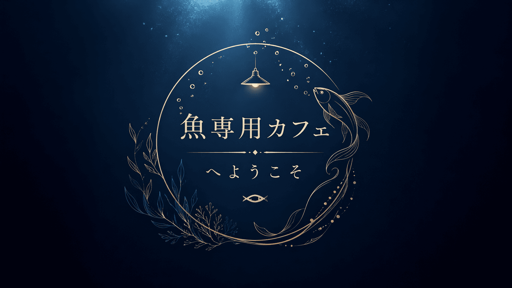 魚専用カフェへようこそ