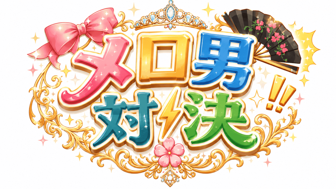 メロ男対決 background image