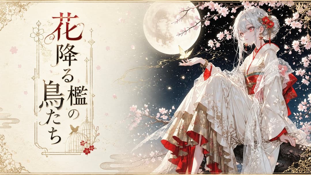 花降る檻の鳥たち background image