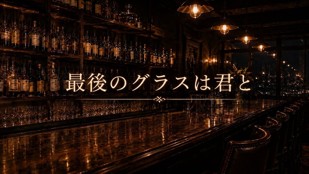 最後のグラスは君と background image